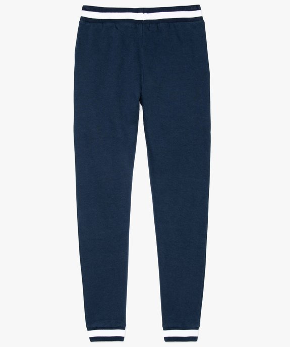 Pantalon de jogging garçon avec inscription sur la jambe vue2 - GEMO (JUNIOR) - GEMO