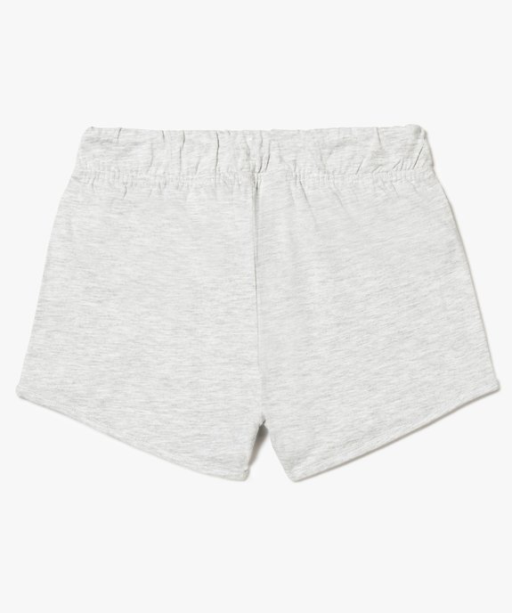 Short fluide en coton avec taille élastiquée vue2 - GEMO (JUNIOR) - GEMO