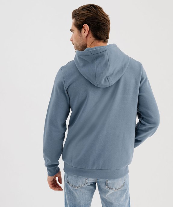 Sweat à capuche intérieur molletonné homme vue3 - GEMO 4G HOMME - GEMO