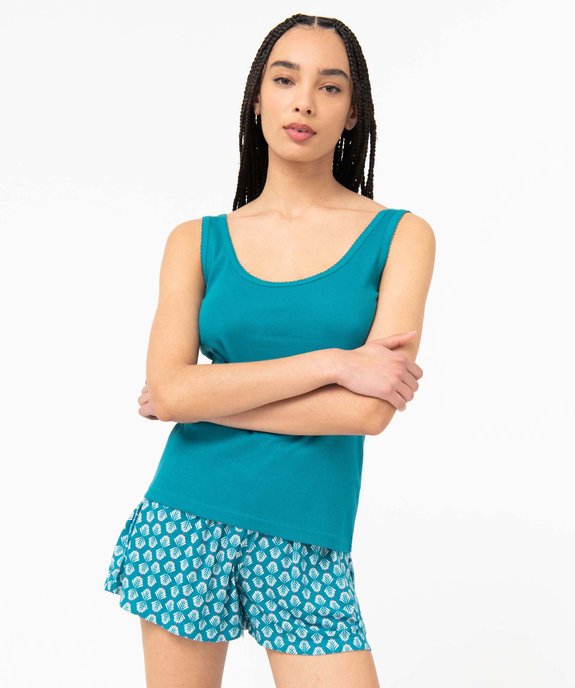 Short de pyjama femme ample à motifs  vue5 - GEMO(HOMWR FEM) - GEMO