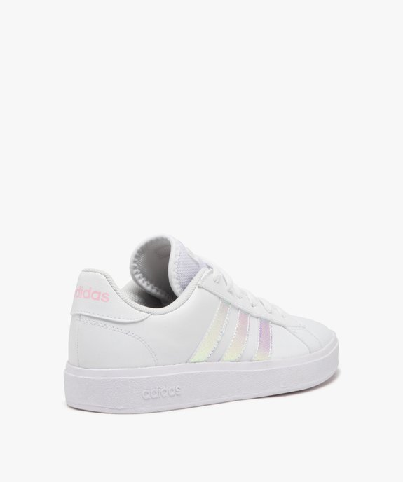 Baskets femme unies à bandes colorées avec lacets – Adidas vue4 - ADIDAS - GEMO