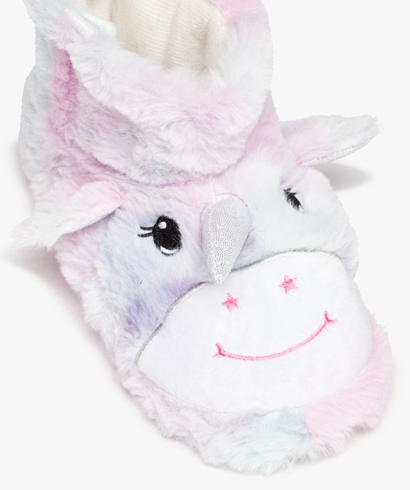 Chaussons montants en forme de licorne fille vue6 - GEMO (ENFANT) - GEMO