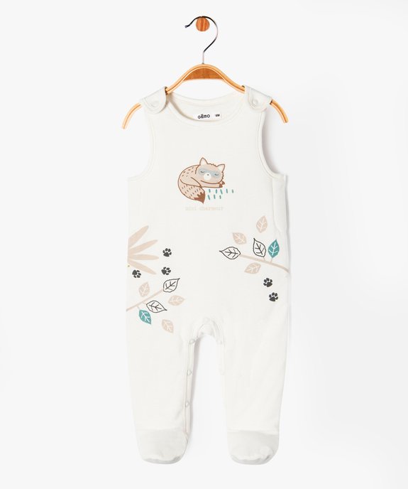 Ensemble 2 pièces combinaison et gilet bébé garçon vue3 - GEMO(BB COUCHE) - GEMO