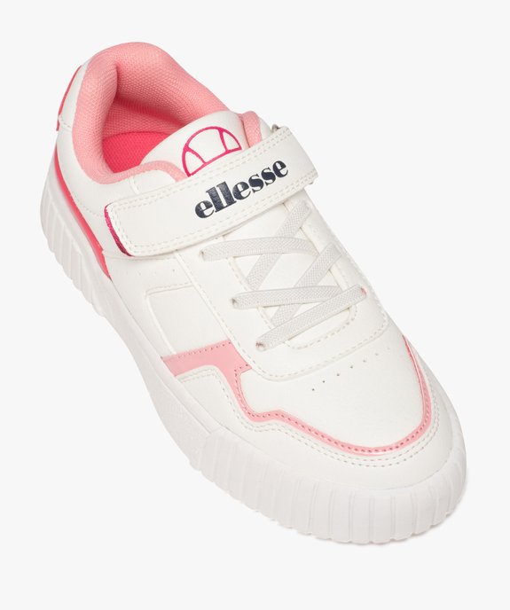 Baskets fille unies à détails colorés avec scratch - Ellesse vue5 - ELLESSE - GEMO