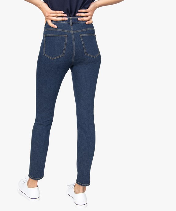 Jean femme coupe Slim 5 poches vue3 - GEMO 4G FEMME - GEMO