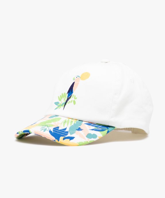 Casquette fille imprimé tropical vue1 - GEMO (ENFANT) - GEMO