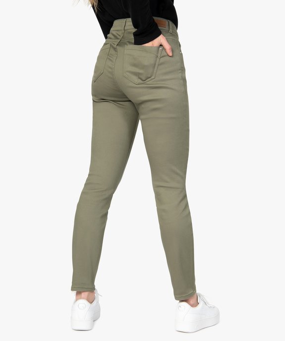 Pantalon femme coupe slim - Longueur L26 vue3 - GEMO(FEMME PAP) - GEMO