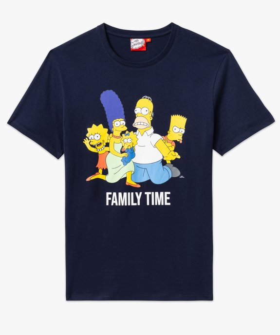 Tee-shirt manches courtes imprimé homme - The Simpsons vue5 - SIMPSONS - GEMO