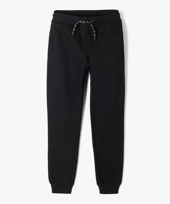 Pantalon de jogging avec intérieur molletonné garçon vue4 - GEMO (JUNIOR) - GEMO