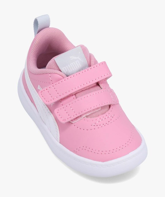 Baskets bébé bicolores à scratch – Puma Courtflex vue5 - PUMA - GEMO