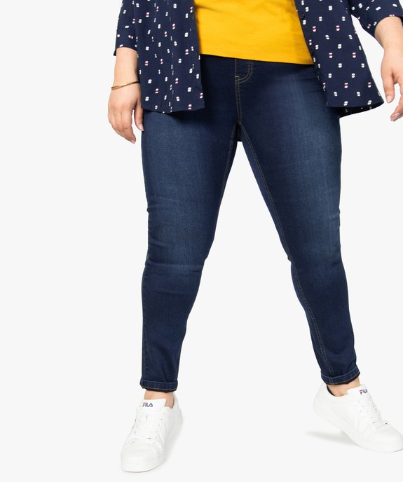 Jegging femme grande taille en coton stretch vue1 - GEMO (G TAILLE) - GEMO