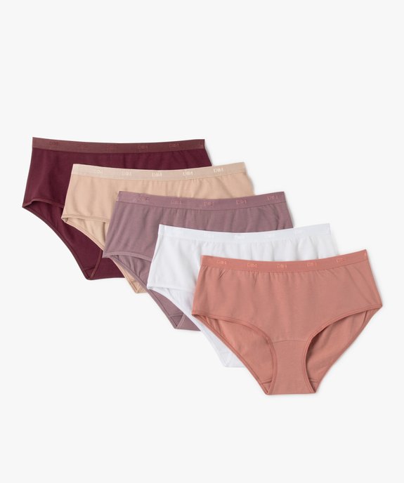 Shorties en coton stretch femme (lot de 5) - Les Pockets Eco Dim vue1 - DIM - GEMO