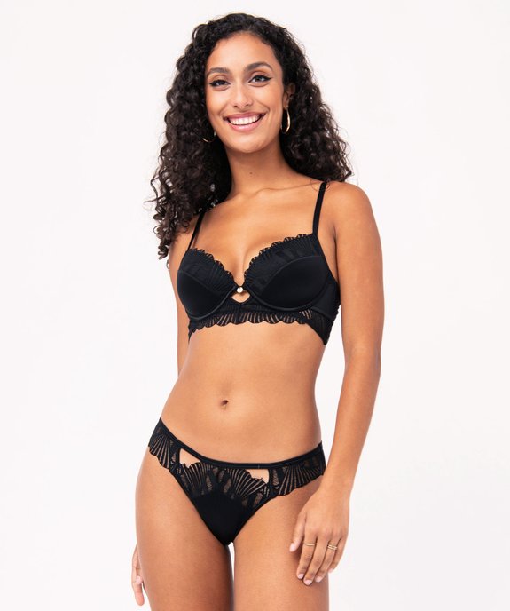 Soutien-gorge corbeille avec coques fines vue3 - GEMO(HOMWR FEM) - GEMO