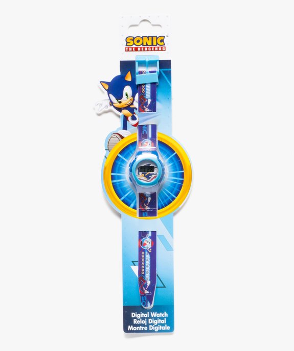 Montre digitale enfant avec bracelet souple - Sonic The Hedgehog vue1 - SONIC - GEMO