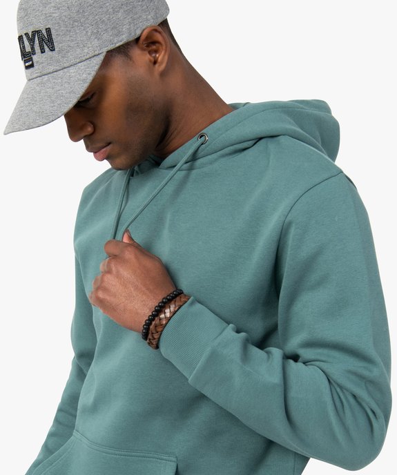 Sweat à capuche intérieur molletonné homme vue5 - GEMO (HOMME) - GEMO