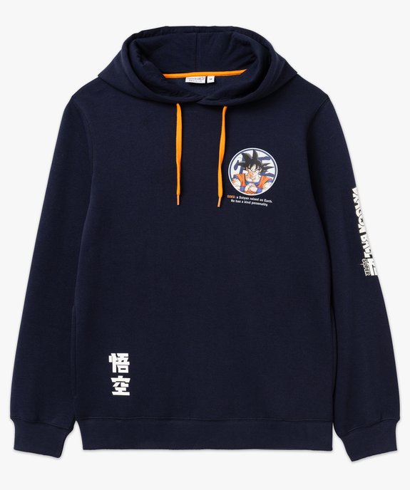 Sweat à capuche en molleton doux imprimé homme - Dragon Ball Super vue4 - DRAGON BALL Z - GEMO