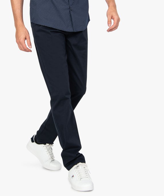 Pantalon homme chino coupe slim vue1 - GEMO (HOMME) - GEMO