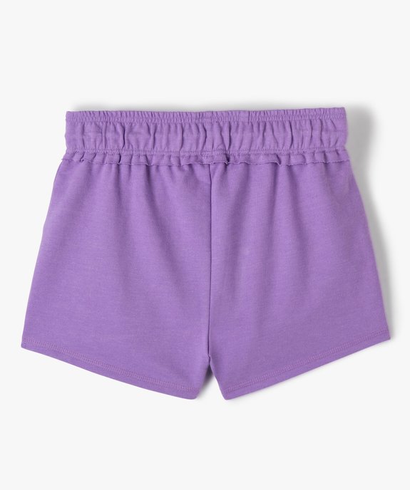 Short fille sportswear en maille à taille élastiquée - Camps United vue3 - CAMPS UNITED - GEMO