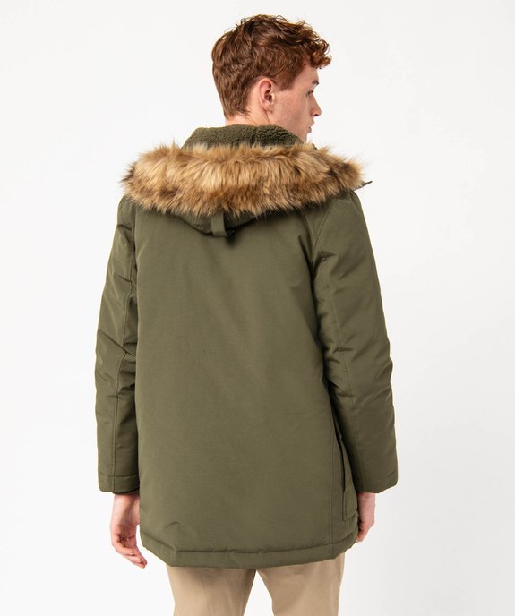 Parka d'hiver à capuche homme vue3 - GEMO (HOMME) - GEMO