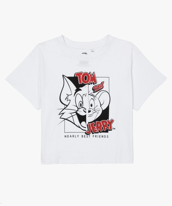 Tee-shirt fille avec motif Tom & Jerry vue1 - TOM ET JERRY - GEMO