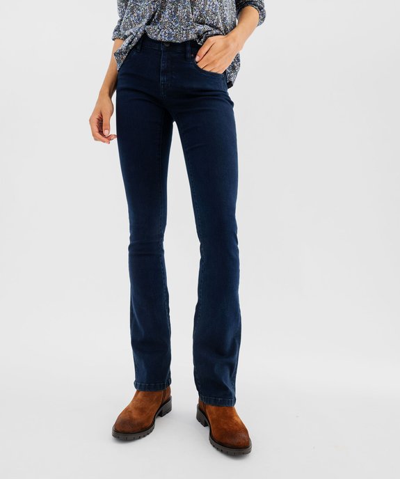 Jean grande longueur coupe Bootcut femme – L30 vue7 - GEMO 4G FEMME - GEMO