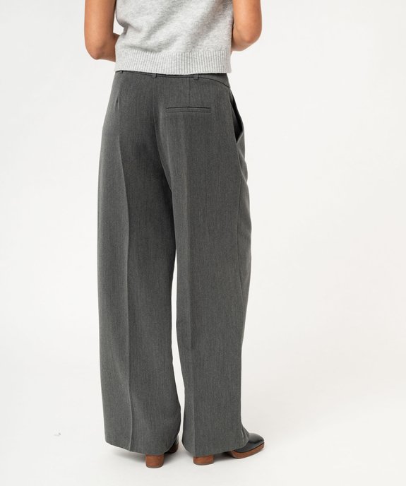 Pantalon large à pinces femme vue3 - GEMO(FEMME PAP) - GEMO