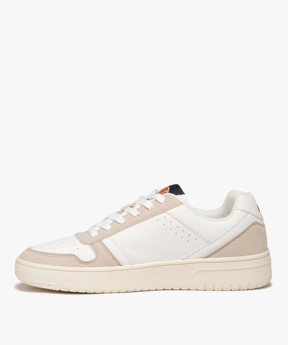 Baskets homme unies avec détails suédés et à lacets - Ellesse  vue4 - ELLESSE - GEMO