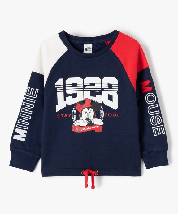 Sweat fille à taille ajustable motif Minnie - Disney vue1 - MINNIE - GEMO