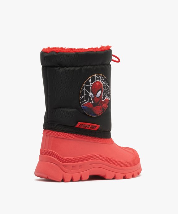 Bottes de neige fourrées avec tige souple garçon - Spiderman vue4 - SPIDERMAN - GEMO