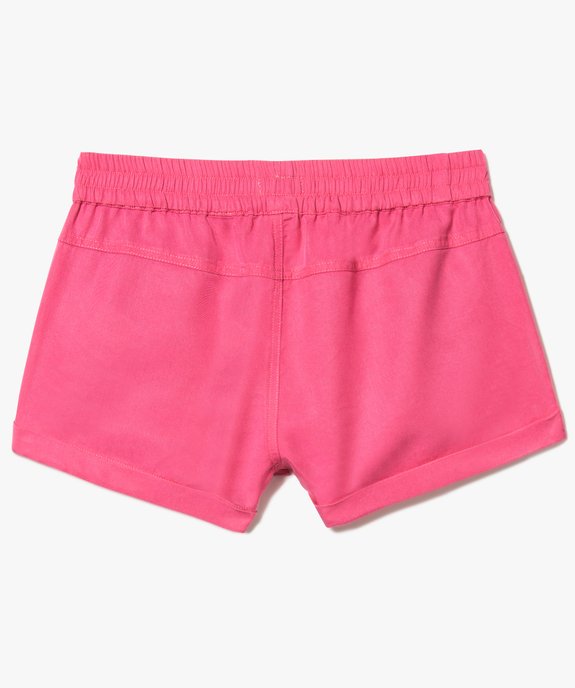 Short fluide en Lyocell au look rétro vue2 - GEMO (JUNIOR) - GEMO