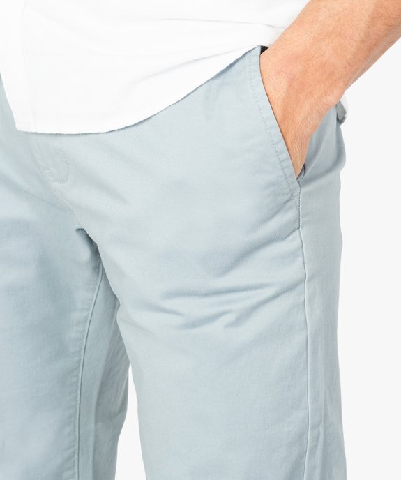 Pantalon homme chino coupe slim vue2 - GEMO (HOMME) - GEMO