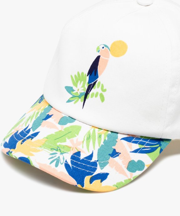 Casquette fille imprimé tropical vue2 - GEMO (ENFANT) - GEMO