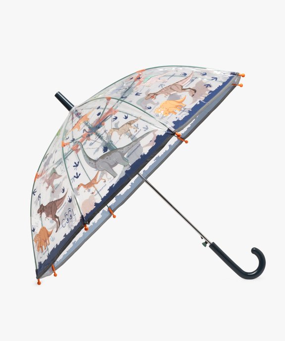 Parapluie transparent avec motifs dinosaures garçon vue1 - GEMO (ACCESS) - GEMO