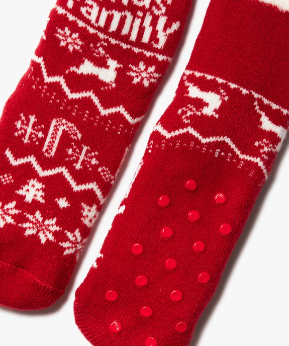 Chaussettes de Noël antidérapantes garçon vue2 - GEMO (ENFANT) - GEMO