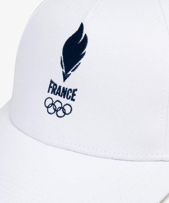 Casquette en coton brodée Équipe de France Olympique vue3 - EQUIPE DE FRANCE - GEMO