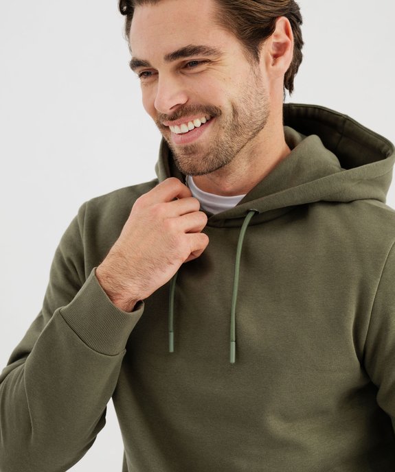 Sweat à capuche intérieur molletonné homme vue2 - GEMO 4G HOMME - GEMO