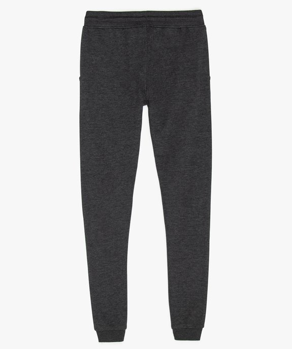 Pantalon de jogging garçon en molleton avec cordon fantaisie vue2 - GEMO (JUNIOR) - GEMO