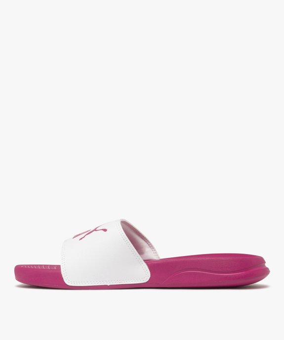 Mules de piscine femme détail métallisé Popcat 20 - Puma  vue3 - PUMA - GEMO