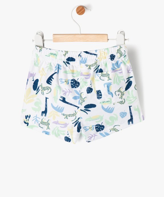 Short de bain à motifs de la jungle bébé garçon vue4 - GEMO 4G BEBE - GEMO