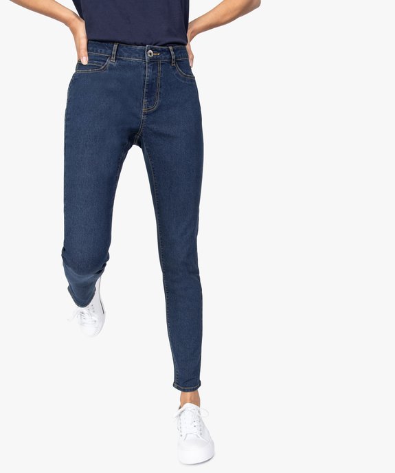 Jean femme coupe Slim 5 poches vue1 - GEMO 4G FEMME - GEMO