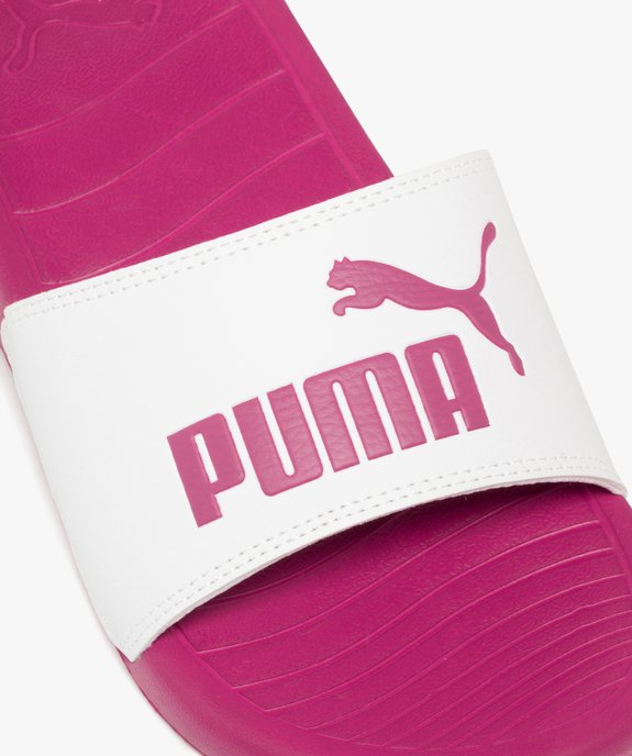 Mules de piscine femme détail métallisé Popcat 20 - Puma  vue6 - PUMA - GEMO