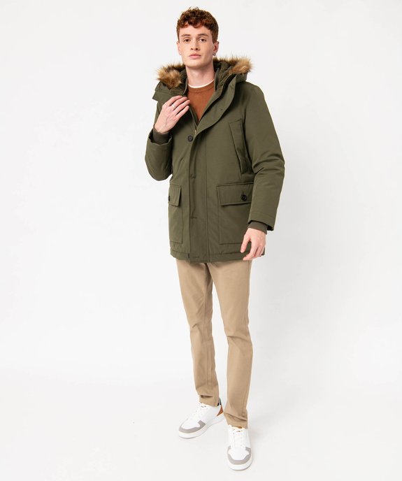 Parka d'hiver à capuche homme vue5 - GEMO (HOMME) - GEMO