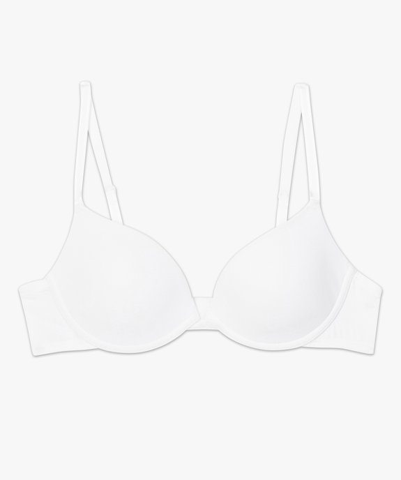 Soutien-gorge corbeille à armatures et bonnets moulés en microfibre vue6 - GEMO 4G FEMME - GEMO