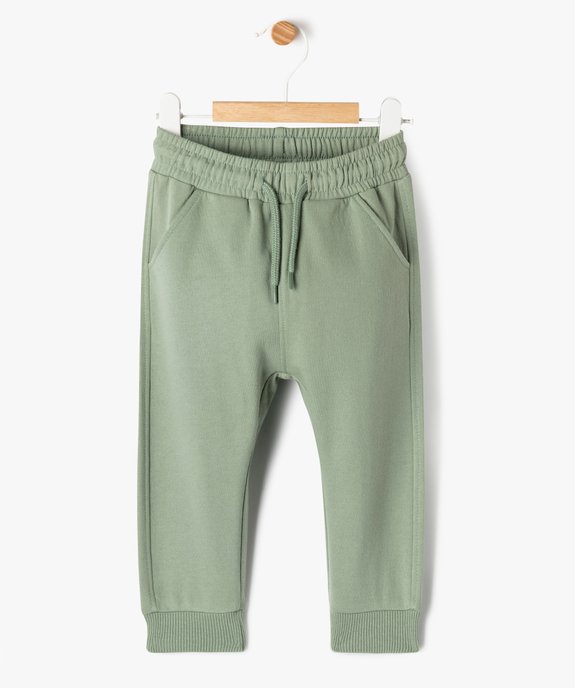 Pantalon de jogging avec intérieur molletonné bébé vue1 - GEMO 4G BEBE - GEMO