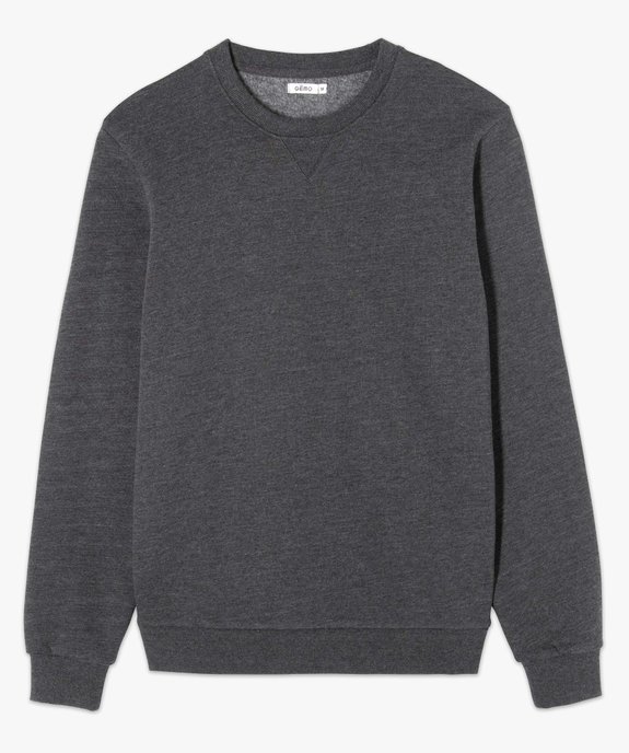 Sweat avec intérieur molletonné homme vue7 - GEMO (HOMME) - GEMO