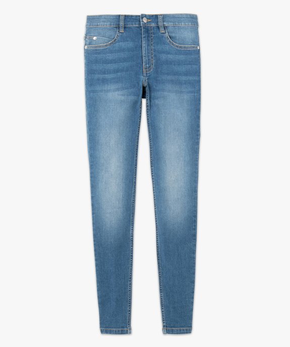 Jean Skinny taille normale délavé femme vue4 - GEMO 4G FEMME - GEMO