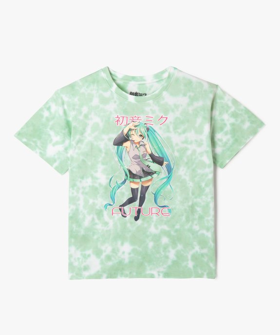 Tee-shirt manches courtes à motif fille - Hatsune Miku vue1 - HATSUNE MIKU - GEMO