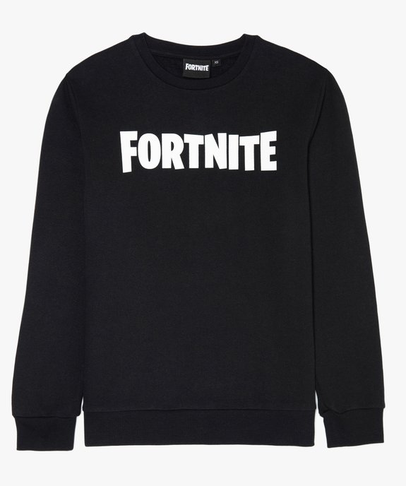 Sweat garçon avec inscription contrastante - Fortnite vue1 - FORTNITE - GEMO