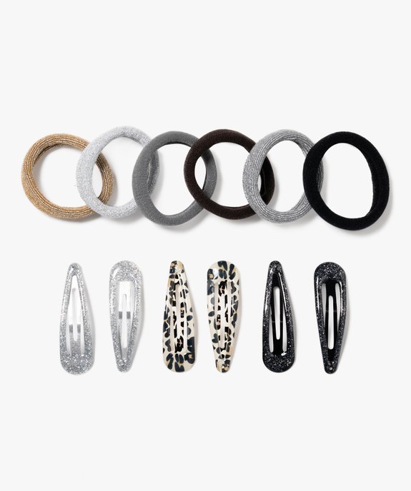 Accessoires cheveux assortis fille (lot de 12) vue1 - GEMO (ACCESS) - GEMO