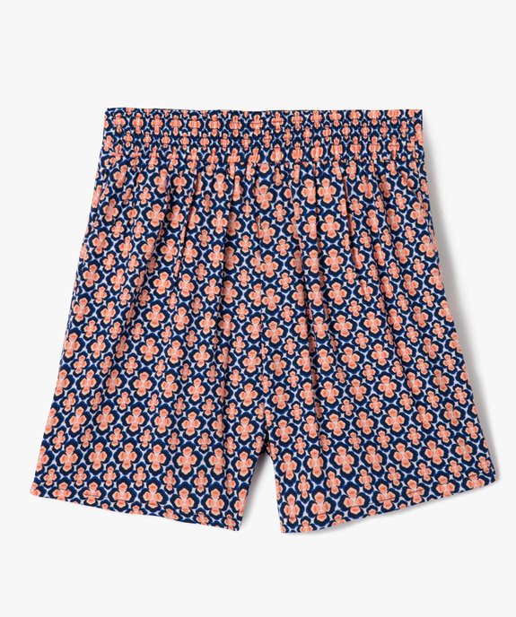 Jupe-short fille en viscose fleurie vue4 - GEMO (ENFANT) - GEMO